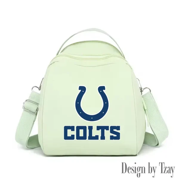 Indianapolis Colts Women's Nylon Backpack Lightweight Travel Bag SPTWNBLTB046 - Image 4