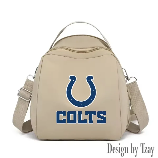 Indianapolis Colts Women's Nylon Backpack Lightweight Travel Bag SPTWNBLTB046 - Image 7