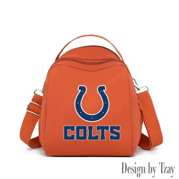 Indianapolis Colts Women's Nylon Backpack Lightweight Travel Bag SPTWNBLTB046 - Image 8
