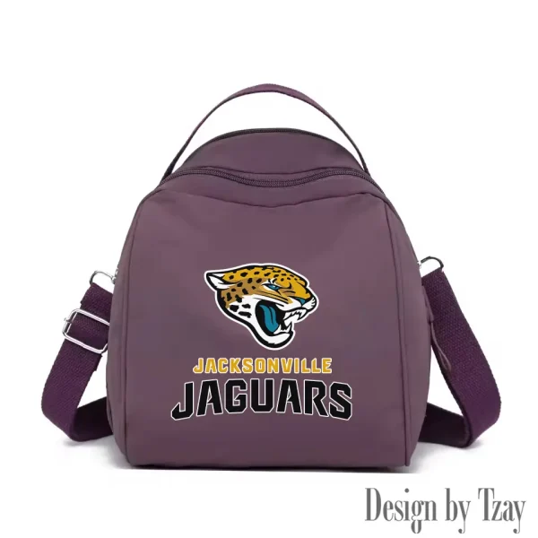 Jacksonville Jaguars Women's Nylon Backpack Lightweight Travel Bag SPTWNBLTB047 - Image 2