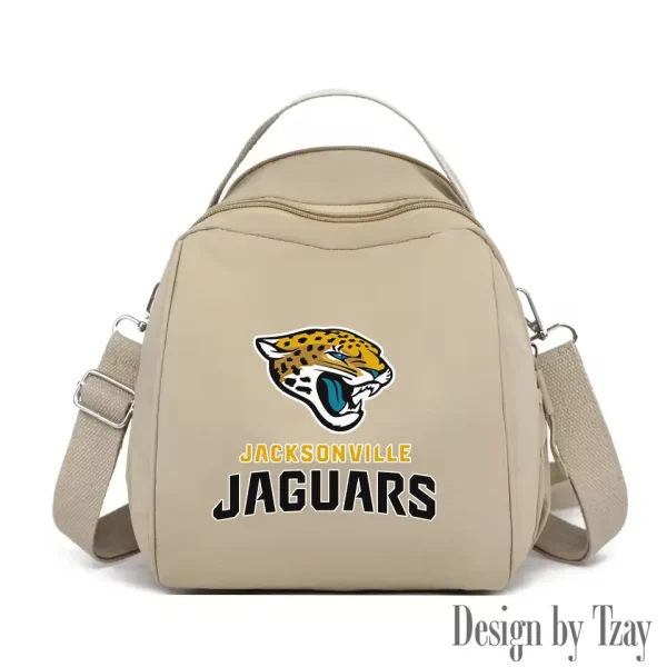 Jacksonville Jaguars Women's Nylon Backpack Lightweight Travel Bag SPTWNBLTB047 - Image 4