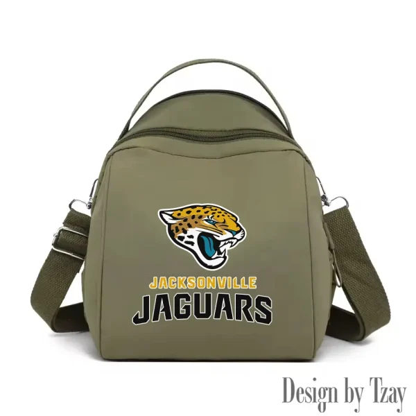 Jacksonville Jaguars Women's Nylon Backpack Lightweight Travel Bag SPTWNBLTB047 - Image 5