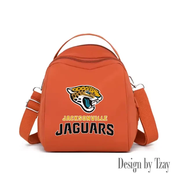 Jacksonville Jaguars Women's Nylon Backpack Lightweight Travel Bag SPTWNBLTB047 - Image 7