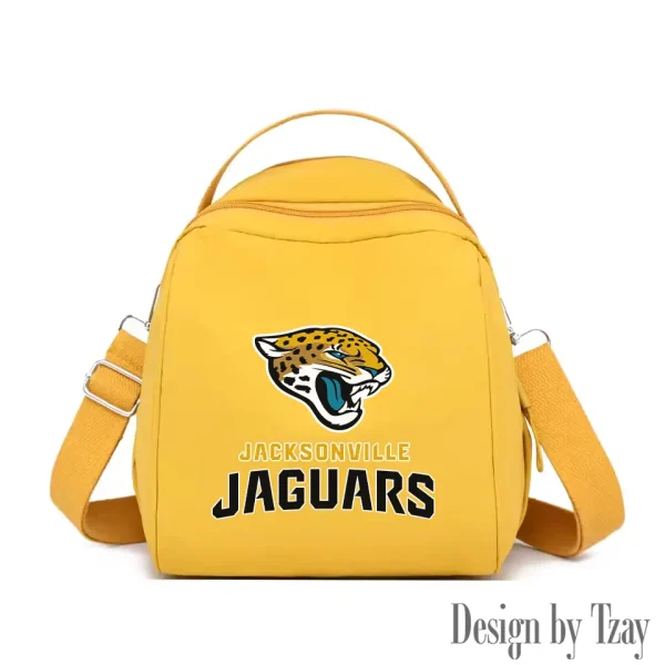Jacksonville Jaguars Women's Nylon Backpack Lightweight Travel Bag SPTWNBLTB047 - Image 8