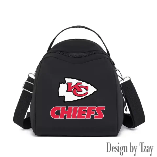 Kansas City Chiefs Women's Nylon Backpack Lightweight Travel Bag SPTWNBLTB048 - Image 2