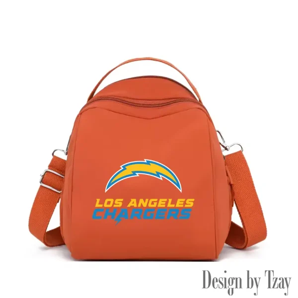 Los Angeles Chargers Women's Nylon Backpack Lightweight Travel Bag SPTWNBLTB050 - Image 3