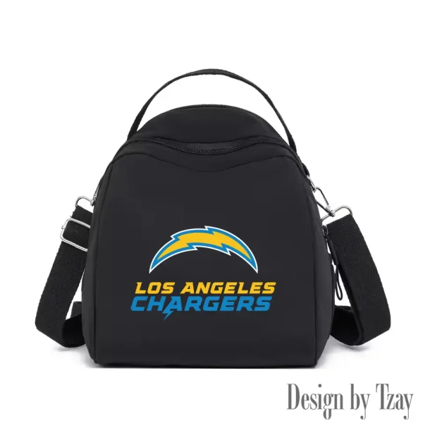 Los Angeles Chargers Women's Nylon Backpack Lightweight Travel Bag SPTWNBLTB050 - Image 7