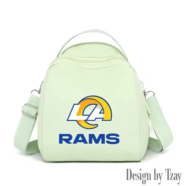 Los Angeles Rams Women's Nylon Backpack Lightweight Travel Bag SPTWNBLTB051 - Image 4