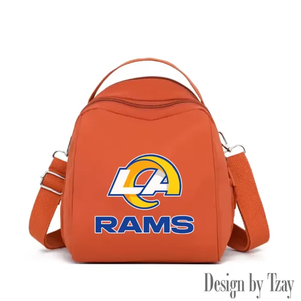 Los Angeles Rams Women's Nylon Backpack Lightweight Travel Bag SPTWNBLTB051 - Image 6