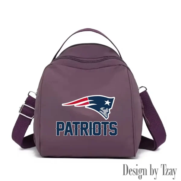 New England Patriots Women's Nylon Backpack Lightweight Travel Bag SPTWNBLTB054 - Image 2