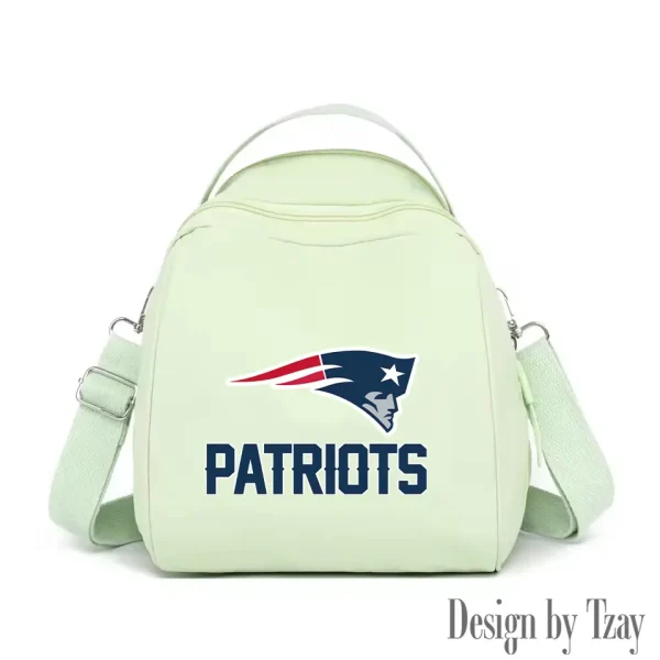 New England Patriots Women's Nylon Backpack Lightweight Travel Bag SPTWNBLTB054 - Image 3