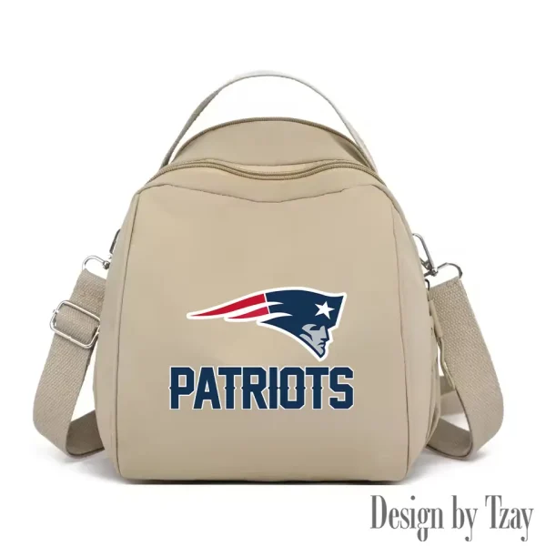 New England Patriots Women's Nylon Backpack Lightweight Travel Bag SPTWNBLTB054 - Image 5