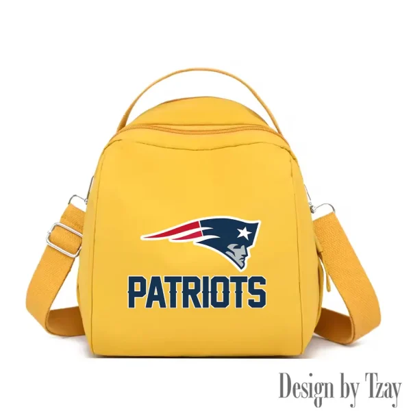 New England Patriots Women's Nylon Backpack Lightweight Travel Bag SPTWNBLTB054 - Image 7
