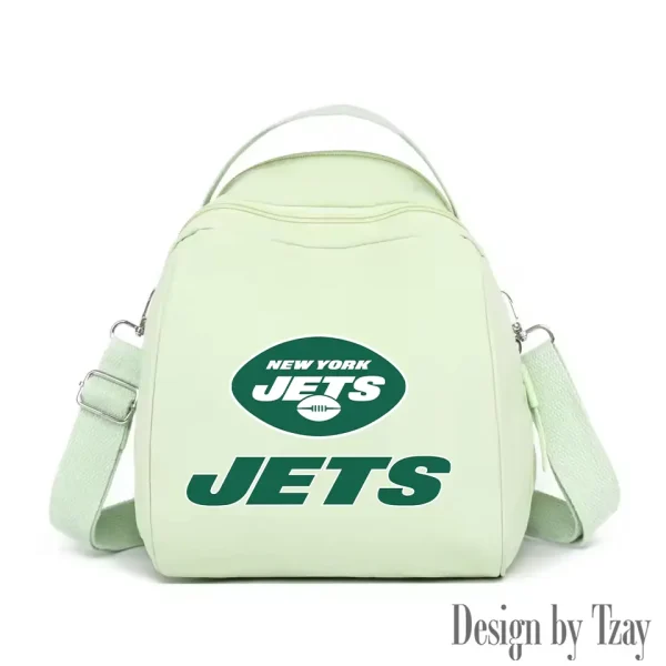 New York Jets Women's Nylon Backpack Lightweight Travel Bag SPTWNBLTB057