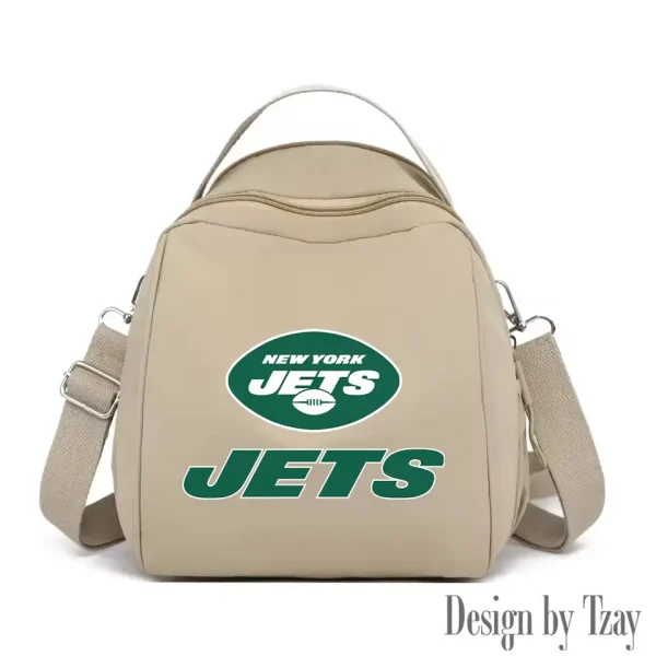 New York Jets Women's Nylon Backpack Lightweight Travel Bag SPTWNBLTB057 - Image 3