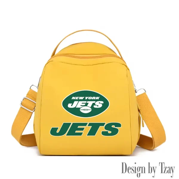 New York Jets Women's Nylon Backpack Lightweight Travel Bag SPTWNBLTB057 - Image 5