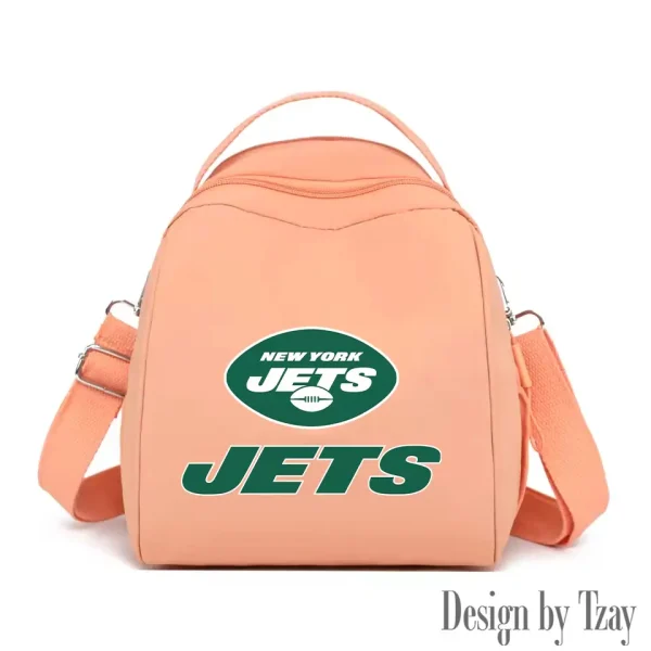 New York Jets Women's Nylon Backpack Lightweight Travel Bag SPTWNBLTB057 - Image 6