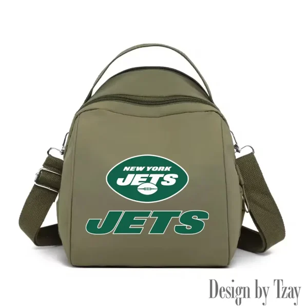 New York Jets Women's Nylon Backpack Lightweight Travel Bag SPTWNBLTB057 - Image 7