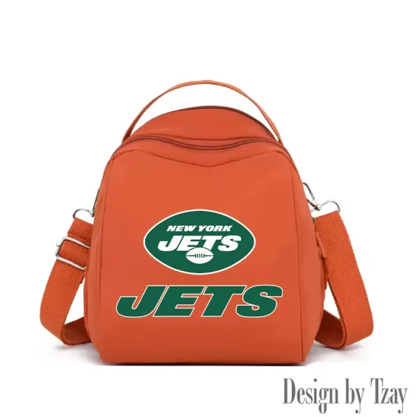 New York Jets Women's Nylon Backpack Lightweight Travel Bag SPTWNBLTB057 - Image 8