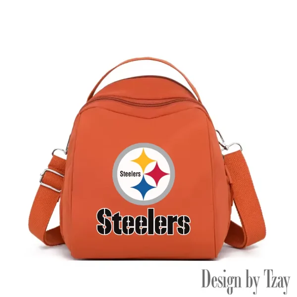 Pittsburgh Steelers Women's Nylon Backpack Lightweight Travel Bag SPTWNBLTB059 - Image 2