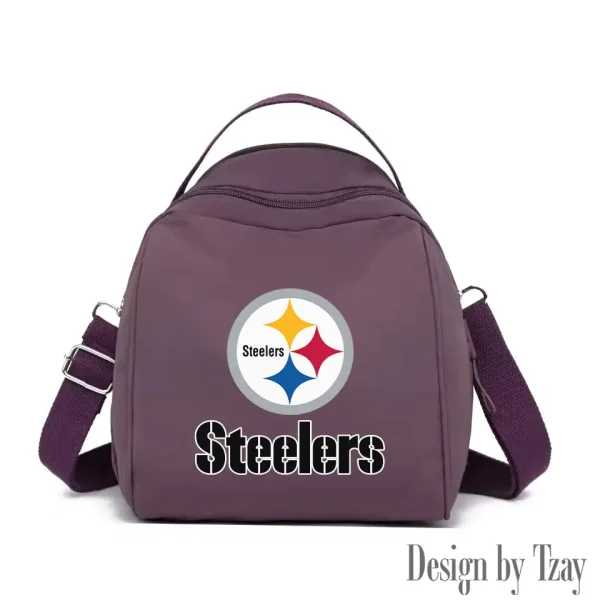 Pittsburgh Steelers Women's Nylon Backpack Lightweight Travel Bag SPTWNBLTB059 - Image 3