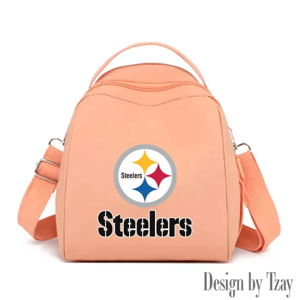 Pittsburgh Steelers Women's Nylon Backpack Lightweight Travel Bag SPTWNBLTB059 - Image 5