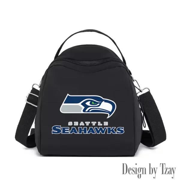 Seattle Seahawks Women's Nylon Backpack Lightweight Travel Bag SPTWNBLTB061