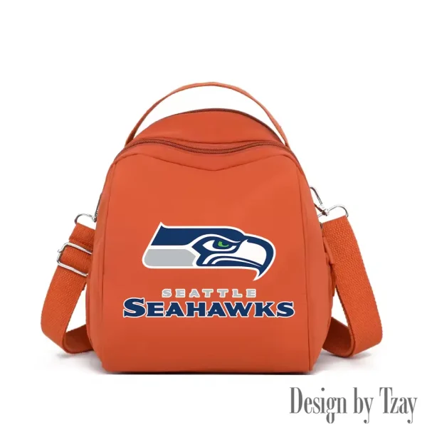 Seattle Seahawks Women's Nylon Backpack Lightweight Travel Bag SPTWNBLTB061 - Image 5