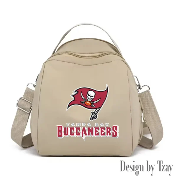 Tampa Bay Buccaneers Women's Nylon Backpack Lightweight Travel Bag SPTWNBLTB062