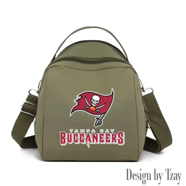 Tampa Bay Buccaneers Women's Nylon Backpack Lightweight Travel Bag SPTWNBLTB062 - Image 4