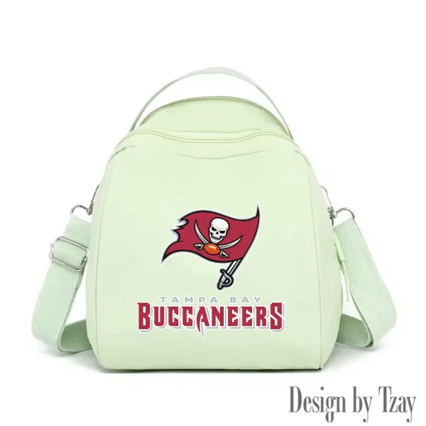 Tampa Bay Buccaneers Women's Nylon Backpack Lightweight Travel Bag SPTWNBLTB062 - Image 5