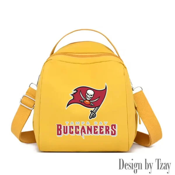 Tampa Bay Buccaneers Women's Nylon Backpack Lightweight Travel Bag SPTWNBLTB062 - Image 6