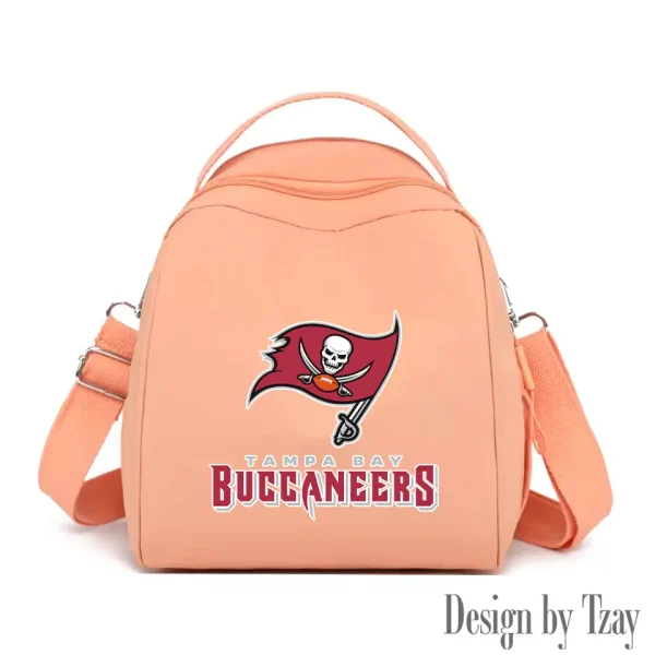 Tampa Bay Buccaneers Women's Nylon Backpack Lightweight Travel Bag SPTWNBLTB062 - Image 8