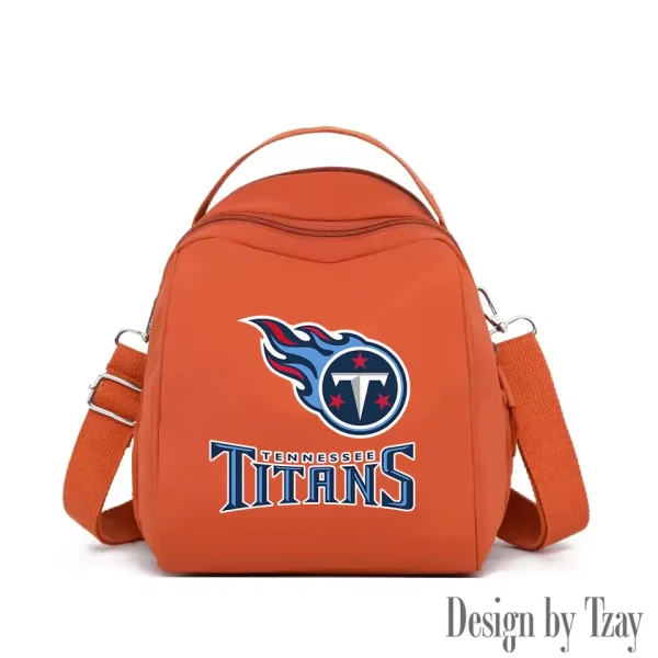Tennessee Titans Women's Nylon Backpack Lightweight Travel Bag SPTWNBLTB063 - Image 2