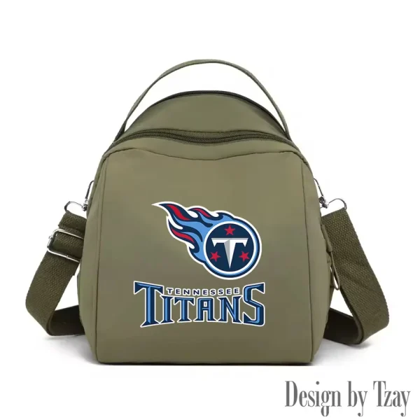 Tennessee Titans Women's Nylon Backpack Lightweight Travel Bag SPTWNBLTB063 - Image 5