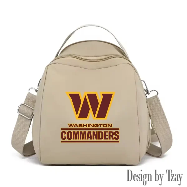 Washington Commanders Women's Nylon Backpack Lightweight Travel Bag SPTWNBLTB064