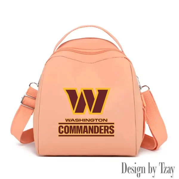 Washington Commanders Women's Nylon Backpack Lightweight Travel Bag SPTWNBLTB064 - Image 4