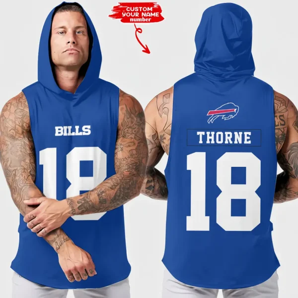 Buffalo Bills Sleeveless Pullover Hoodie Trending 2025 AZHTT339