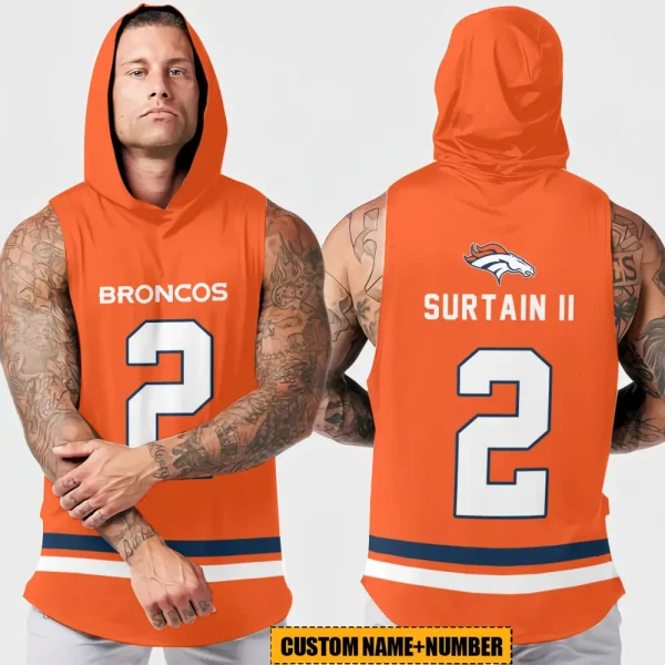 Denver Broncos Sleeveless Pullover Hoodie Trending 2025 AZHTT345