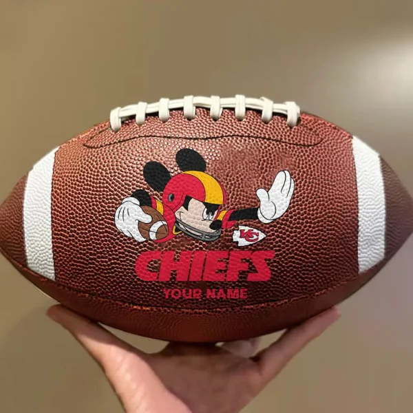 Kansas City Chiefs Football Ball MK Mouser Special Ball Personalized Gift For Fans AZBALL031 - Image 2