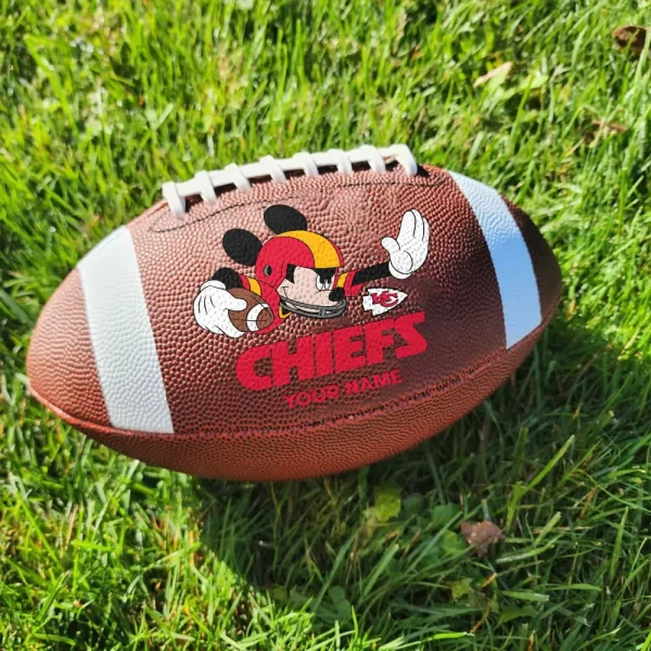 Kansas City Chiefs Football Ball MK Mouser Special Ball Personalized Gift For Fans AZBALL031