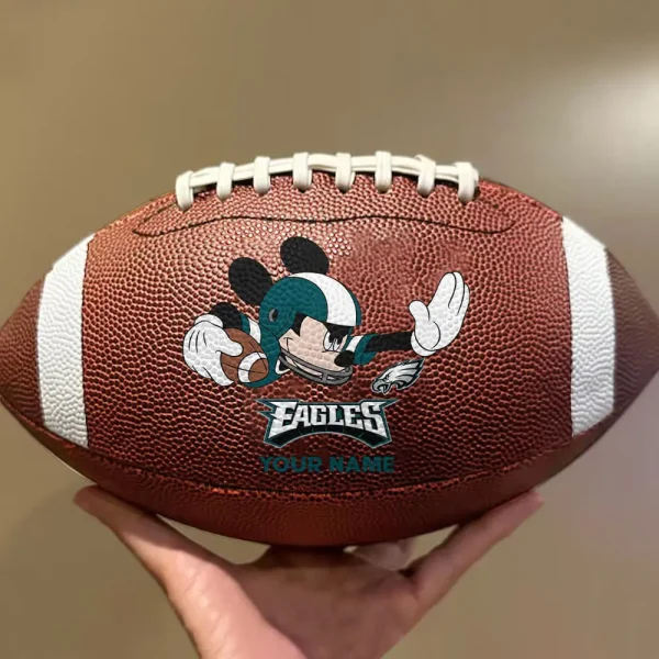 Philadelphia Eagles Football Ball MK Mouser Special Ball Personalized Gift For Fans AZBALL032 - Image 2