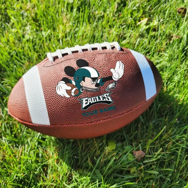 Philadelphia Eagles Football Ball MK Mouser Special Ball Personalized Gift For Fans AZBALL032