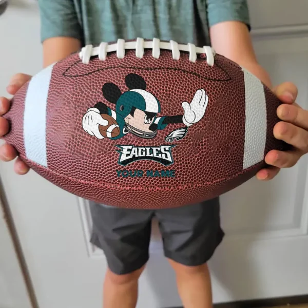 Philadelphia Eagles Football Ball MK Mouser Special Ball Personalized Gift For Fans AZBALL032 - Image 3