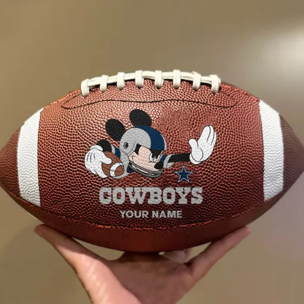 Dallas Cowboys Football Ball MK Mouser Special Ball Personalized Gift For Fans AZBALL038 - Image 2