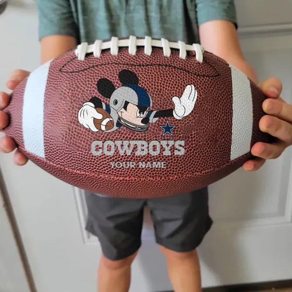 Dallas Cowboys Football Ball MK Mouser Special Ball Personalized Gift For Fans AZBALL038 - Image 3