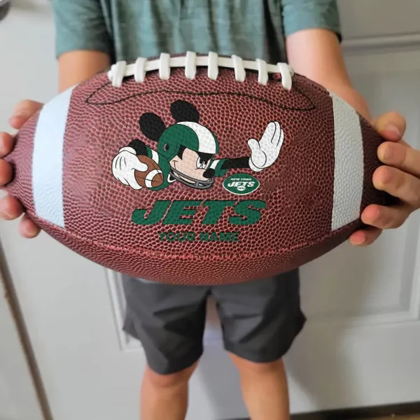 New York Jets Football Ball MK Mouser Special Ball Personalized Gift For Fans AZBALL044 - Image 3