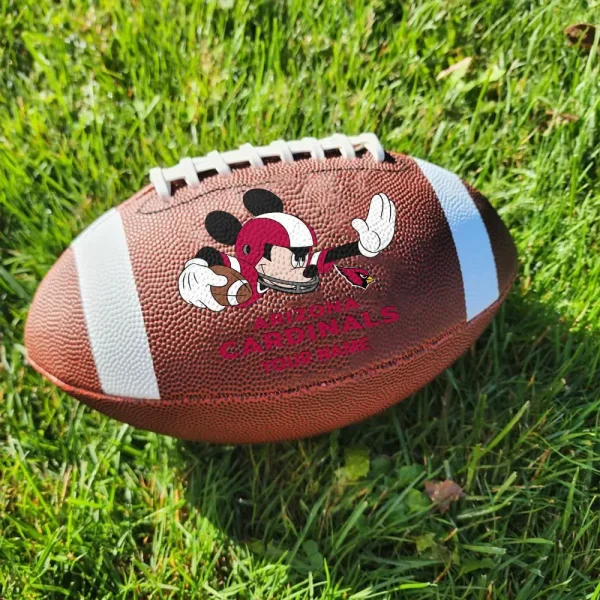 Arizona Cardinals Football Ball MK Mouser Special Ball Personalized Gift For Fans AZBALL046