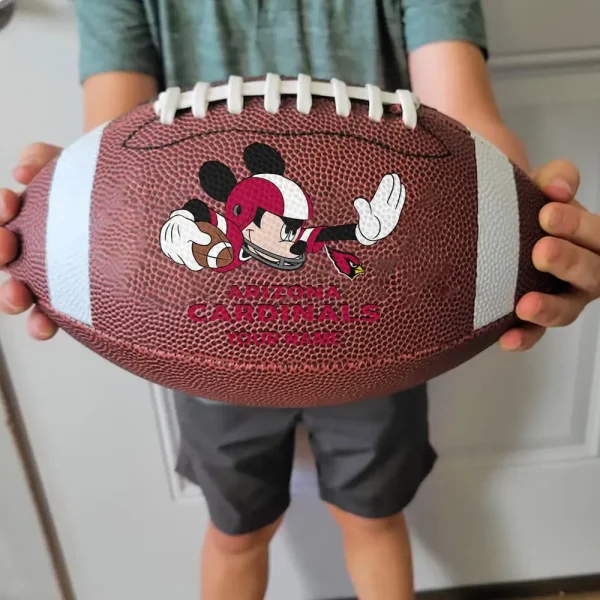 Arizona Cardinals Football Ball MK Mouser Special Ball Personalized Gift For Fans AZBALL046 - Image 3