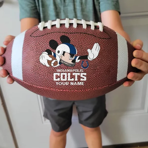 Indianapolis Colts Football Ball MK Mouser Special Ball Personalized Gift For Fans AZBALL048 - Image 3